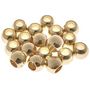 Voir la diapositive 3 : RICO DESIGN Itoshii pack 20 perles ponii ronde dore