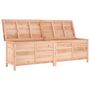 Voir la diapositive 3 : VIDAXL Boîte de rangement de jardin 198,5x50x56,5 cm bois massif sapin