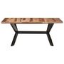 Voir la diapositive 2 : VIDAXL Table de salle a manger 180x90x75 cm Bois avec finition miel