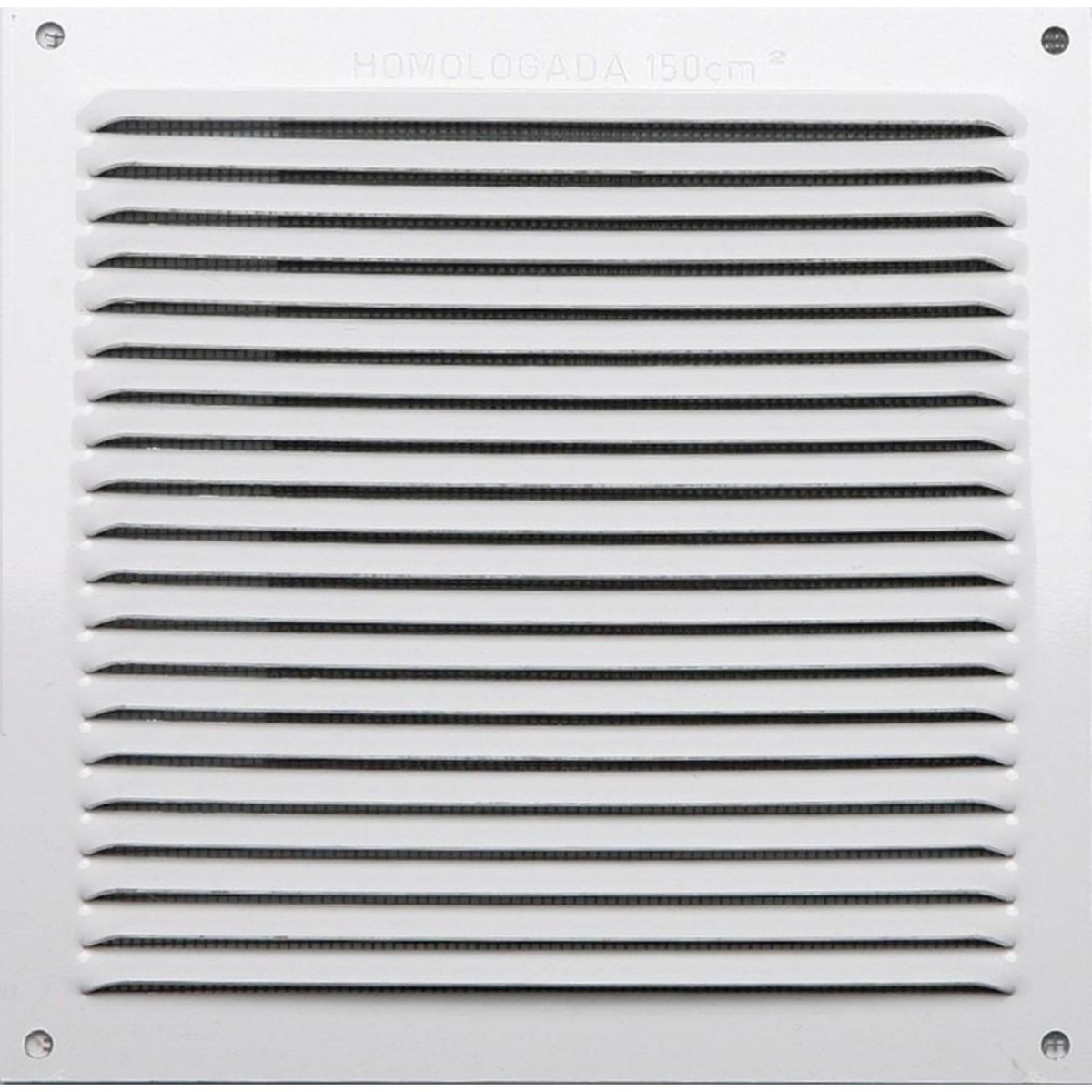 CENTRALE BRICO Grille d'aération aluminium laqué, L.17 x l.17 cm