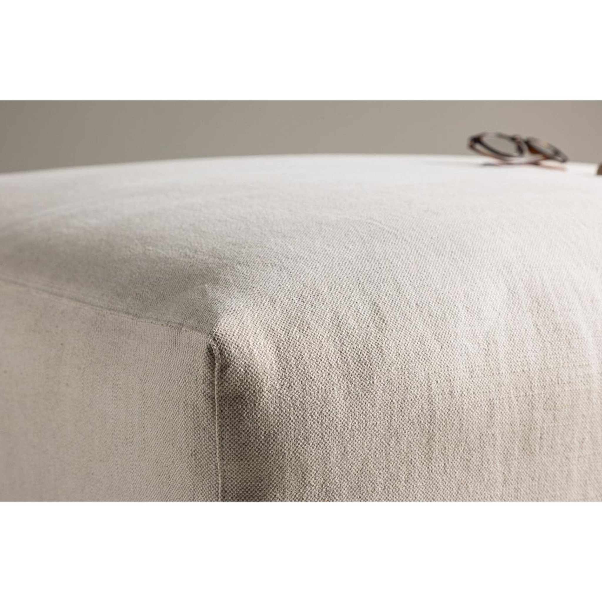 Voir la diapositive 6 : Paris Prix Module pouf de canapé  mavi  105cm beige