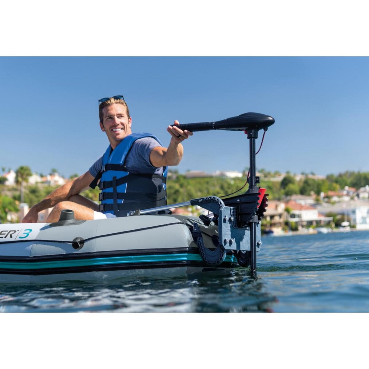 INTEX Moteur electrique pour bateau intex - 420w - 68631