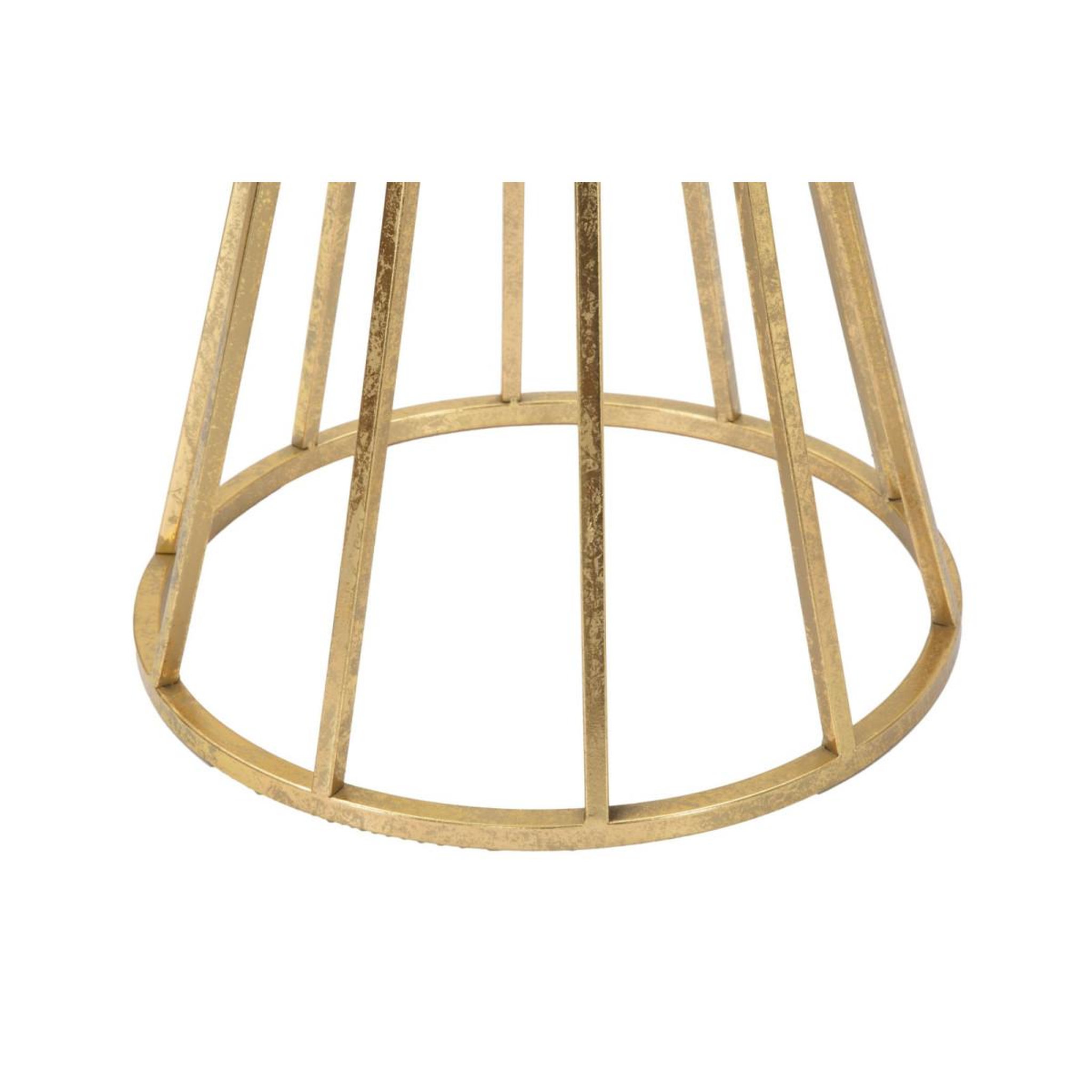 Voir la diapositive 5 : Paris Prix Table d'appoint design  vienna  80cm or