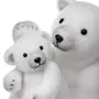 ATMOSPHERA Décoration ours avec bébé 28 cm