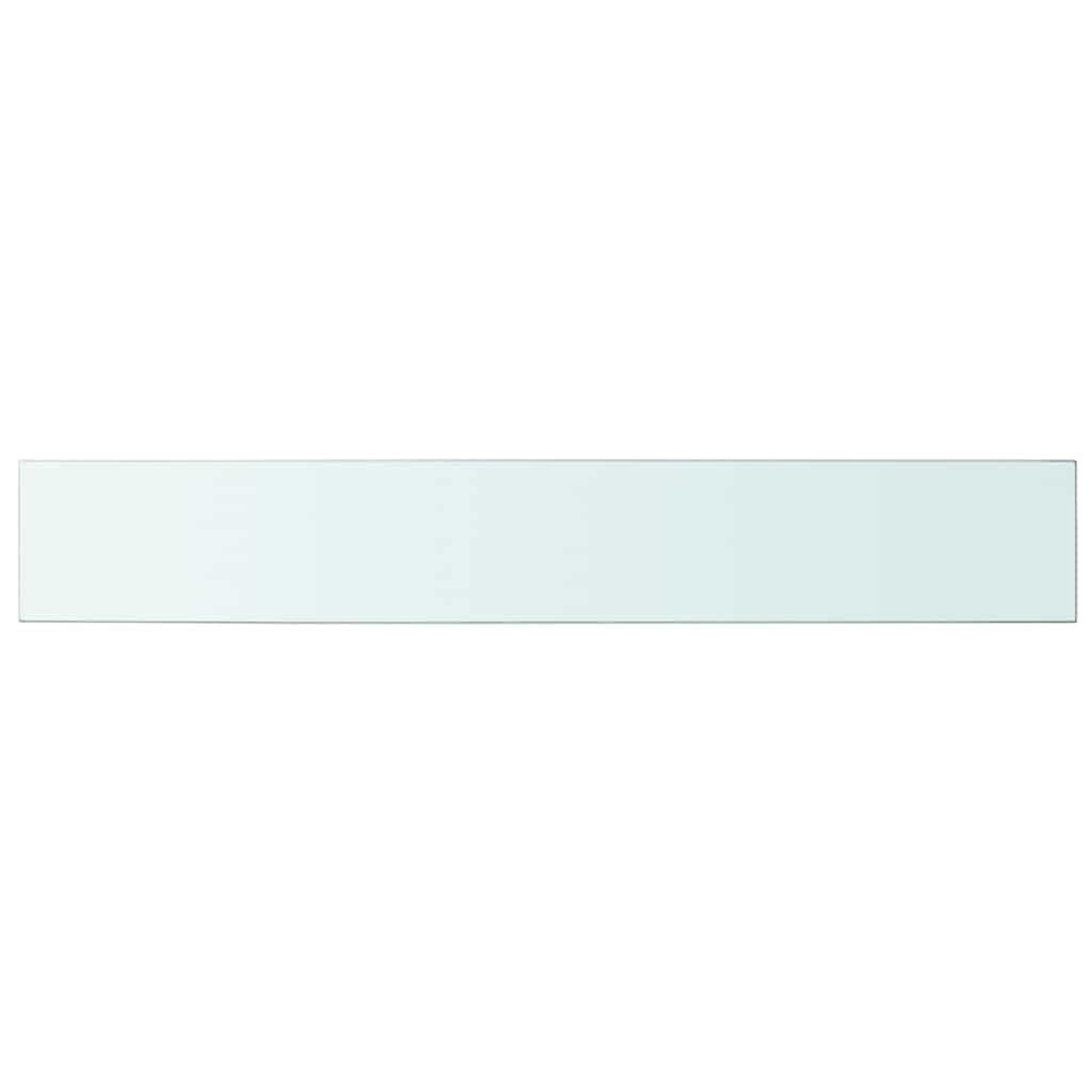 Voir la diapositive 3 : VIDAXL Panneaux d'etagere 2 pcs Verre Transparent 100 x 15 cm