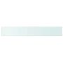 Voir la diapositive 3 : VIDAXL Panneaux d'etagere 2 pcs Verre Transparent 100 x 15 cm