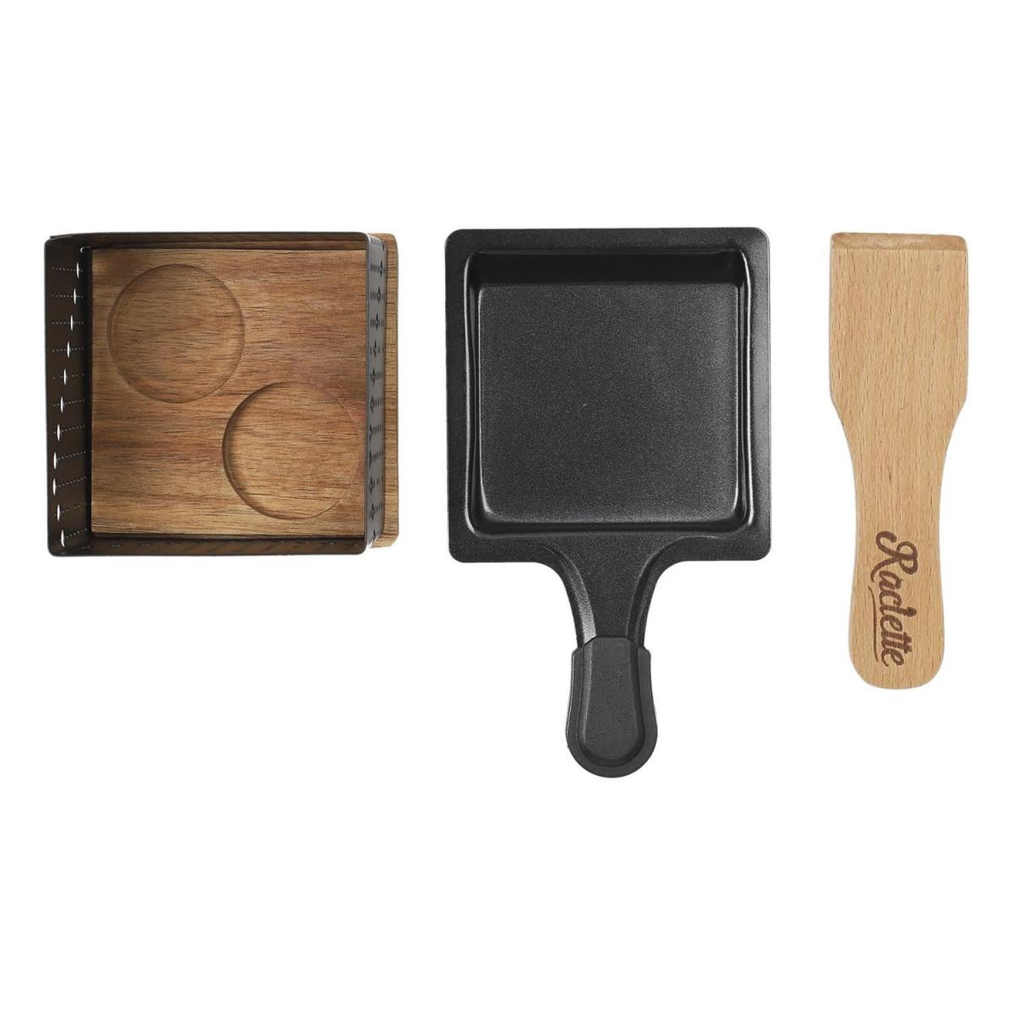 Voir la diapositive 5 : COOK CONCEPT Appareil à raclette individuelle  bougie  16cm noir