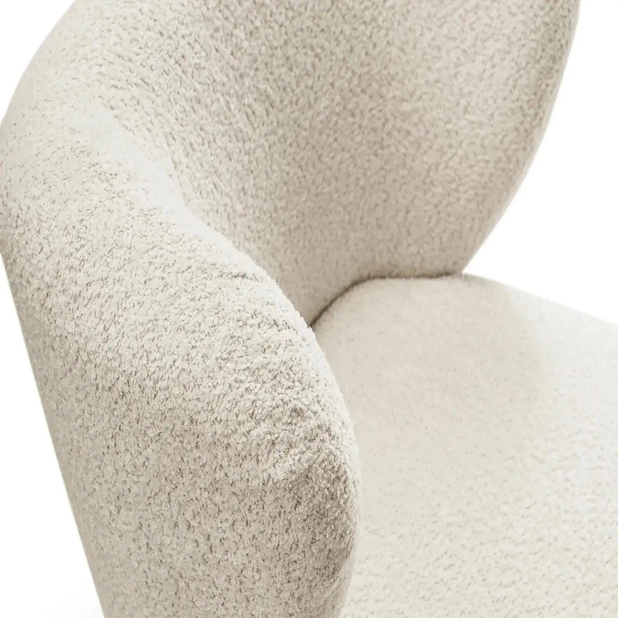Voir la diapositive 5 : CASANOVA PARIS Capri - fauteuil tissu bouclette