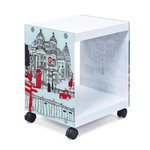 INTERLINK Table d'appoint LONDONCUBE
