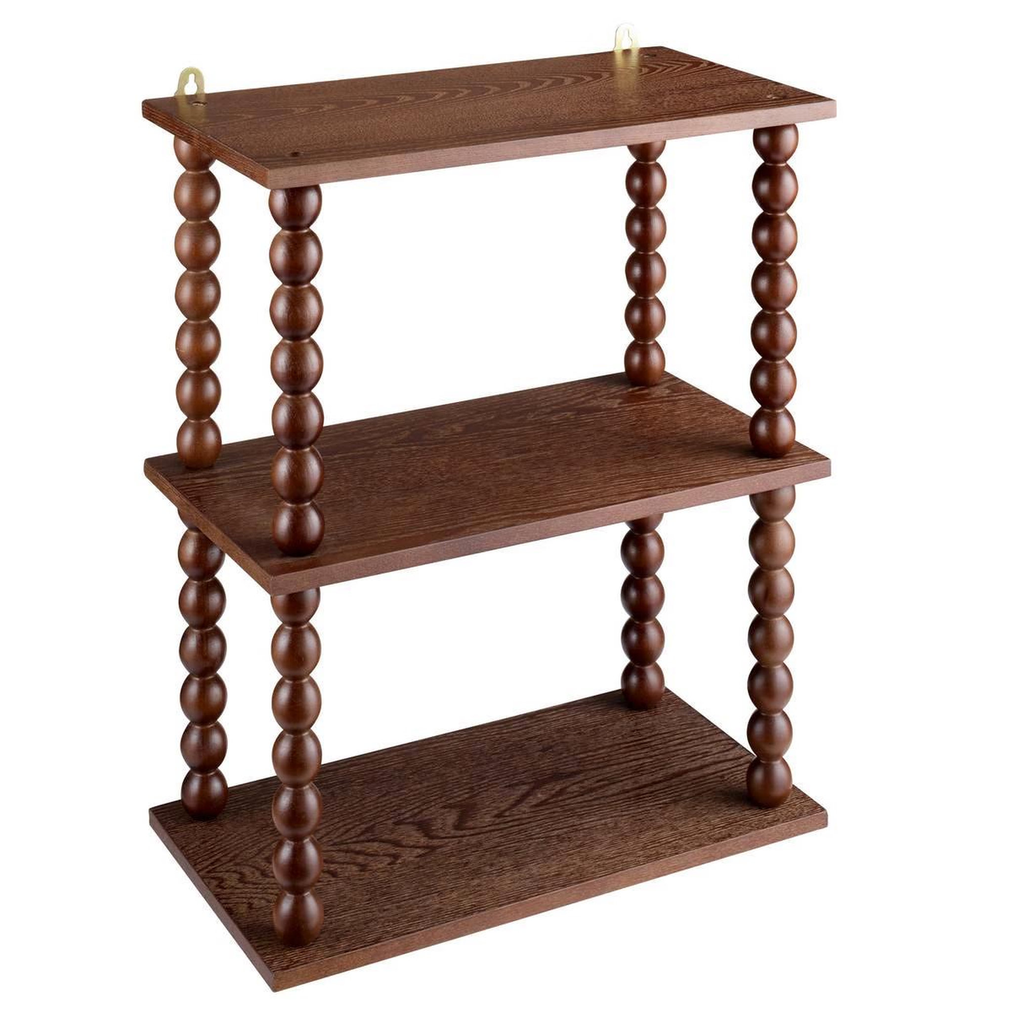 ATMOSPHERA Étagère murale 3 niveaux  mona  50cm marron