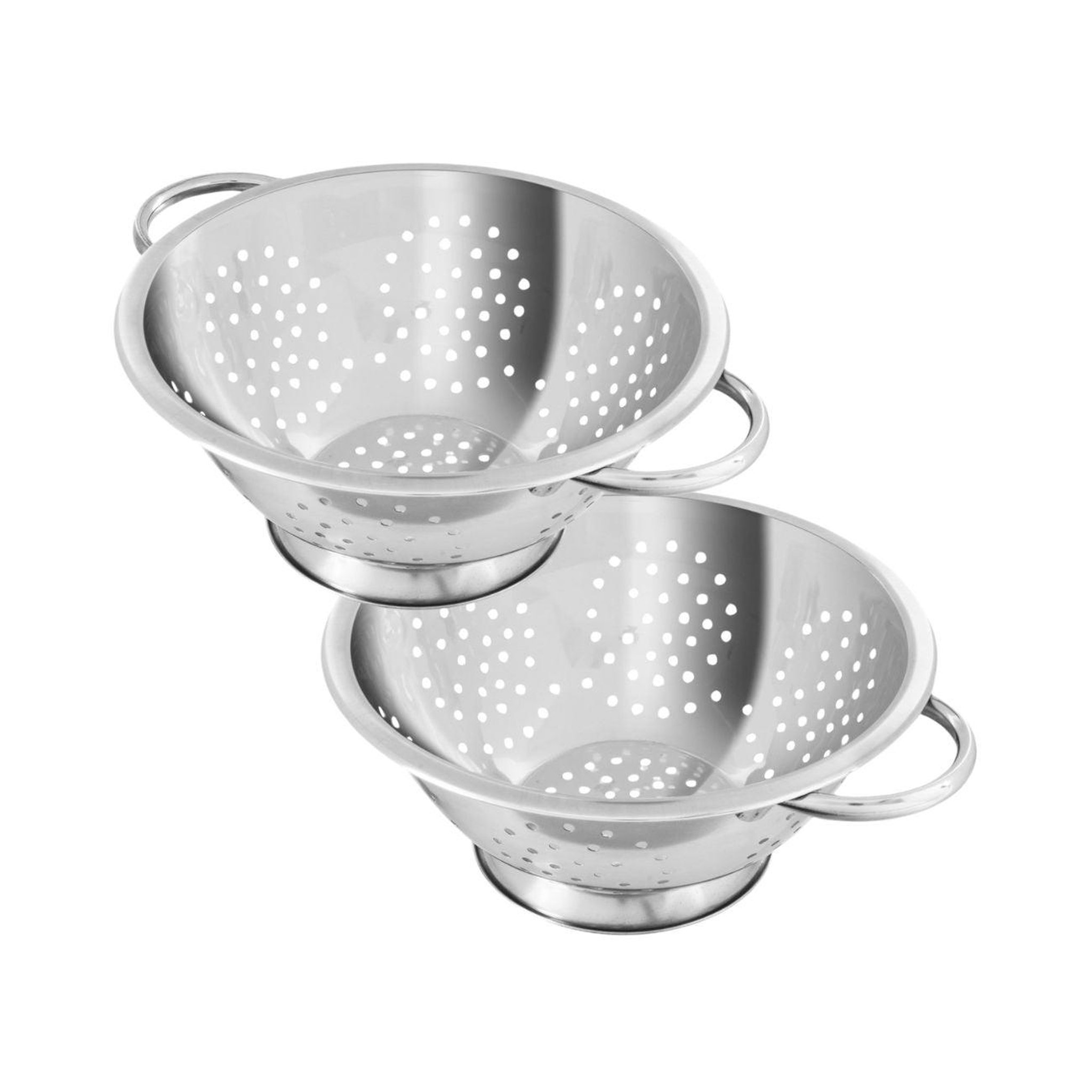 Fackelmann Ensemble de 2 passoires inox 24 cm avec anses fackelmann