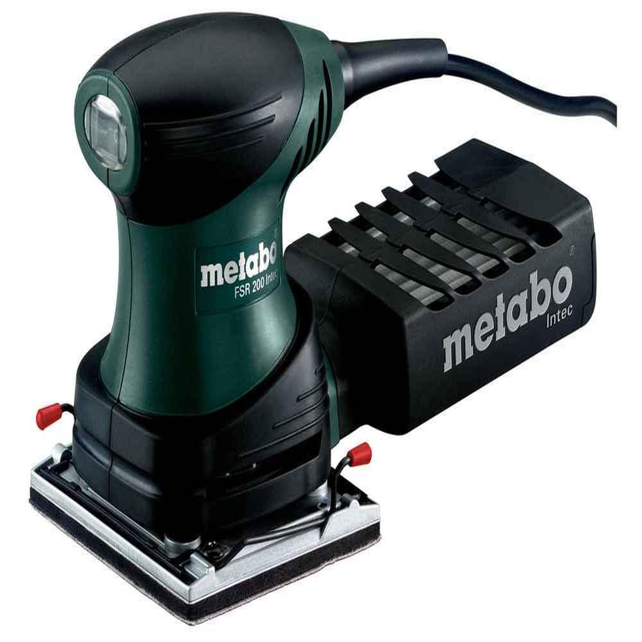 METABO SAS Ponceuse vibrante FSR 200 Intec - 200W - Plateau 114 x 102 mm - Coffret