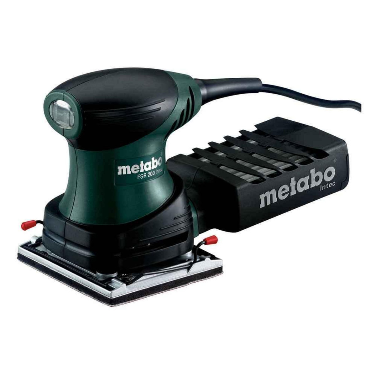 METABO SAS Ponceuse vibrante FSR 200 Intec - 200W - Plateau 114 x 102 mm - Coffret