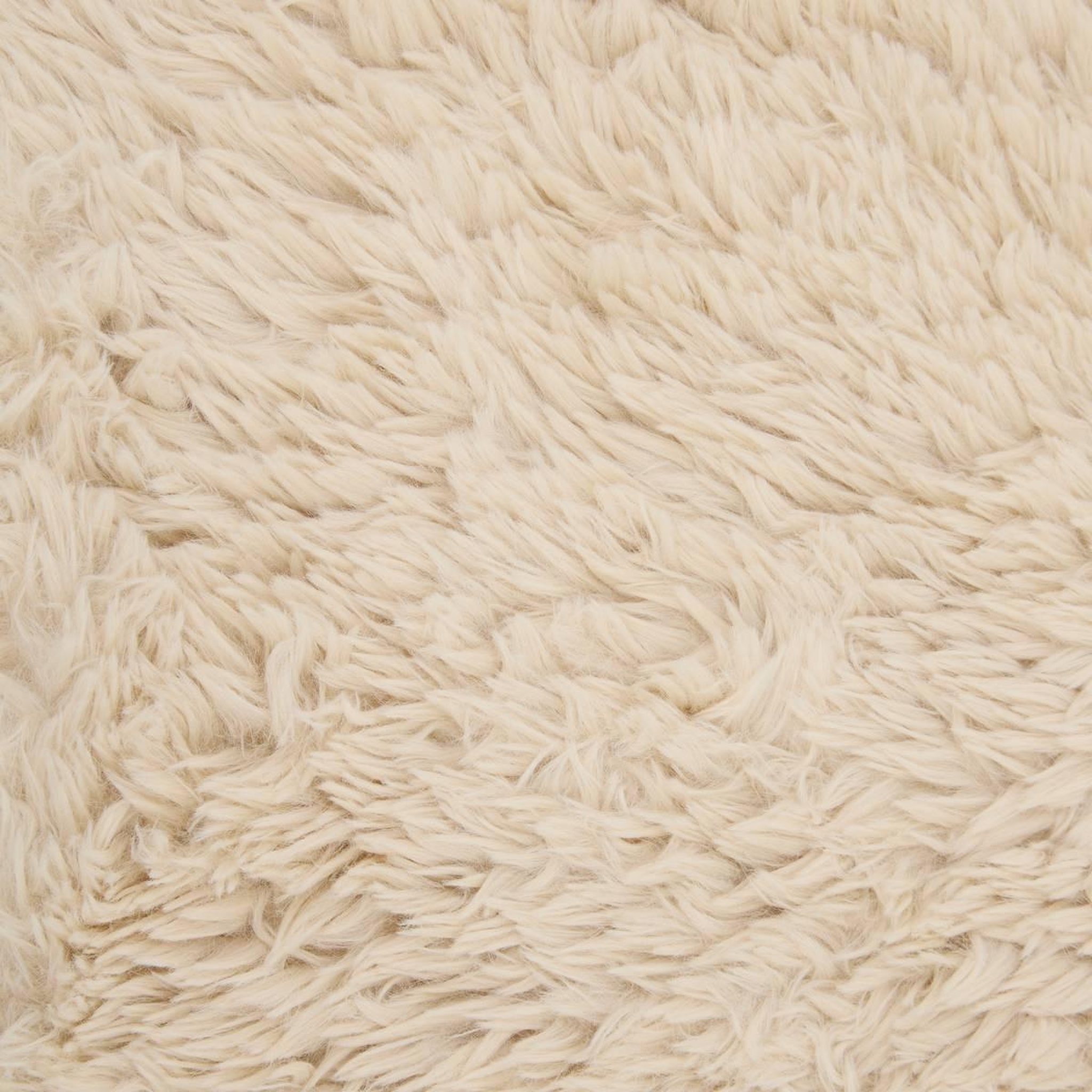 Voir la diapositive 4 : ATMOSPHERA Pouf Coffre Imitation Fourrure  Duvia  38cm Beige Lin
