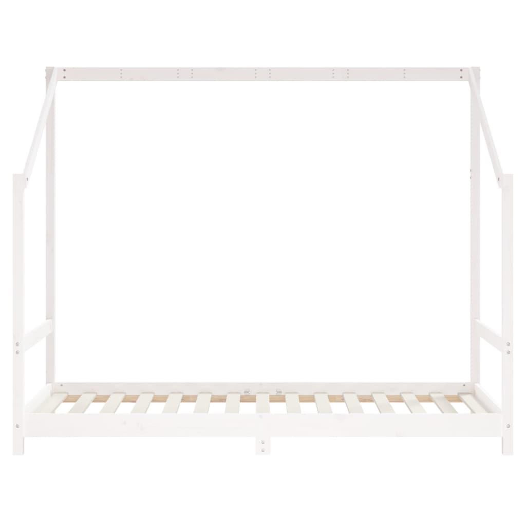 Voir la diapositive 4 : VIDAXL Cadre de lit pour enfants blanc 90x190 cm bois de pin massif