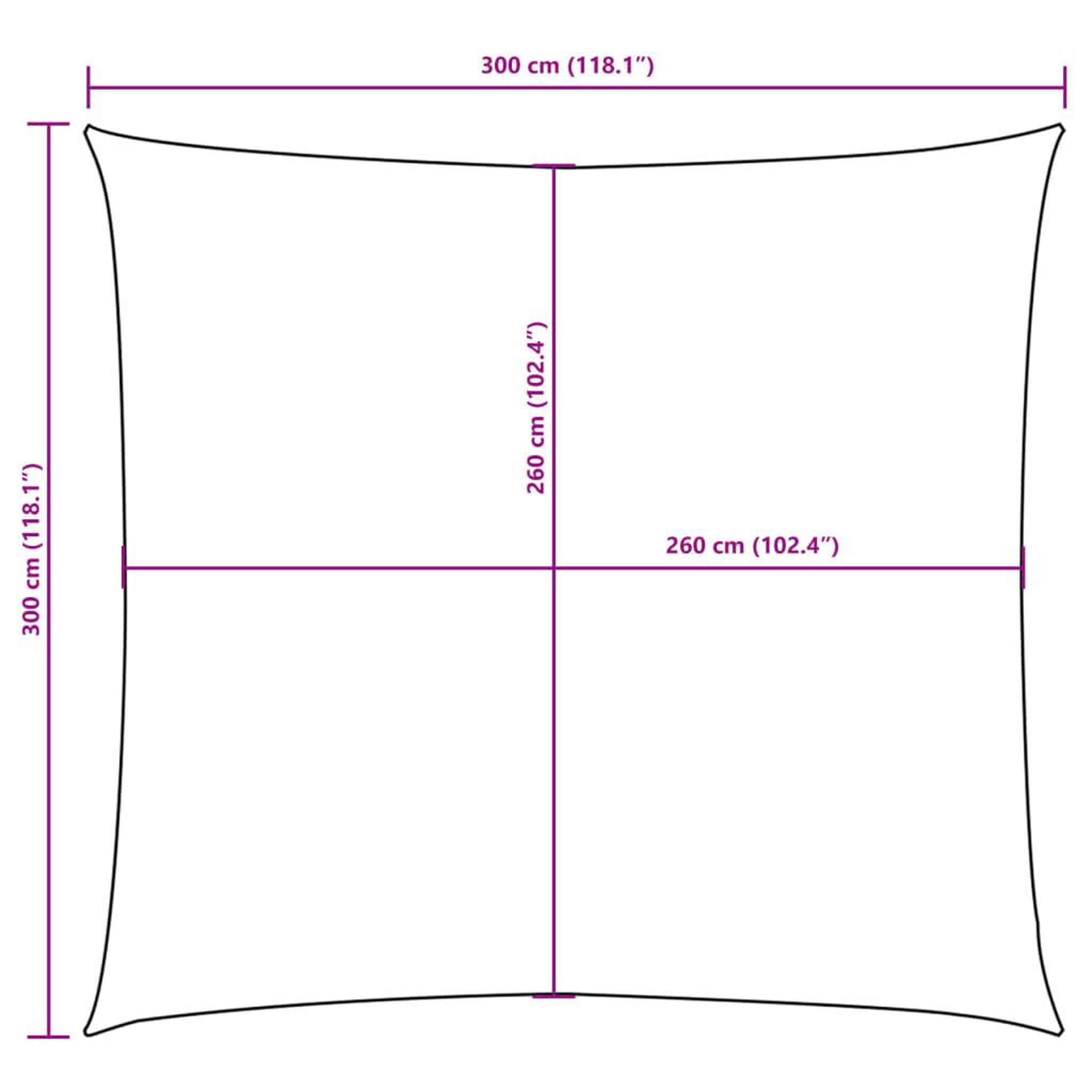Voir la diapositive 6 : VIDAXL Voile de parasol tissu oxford carre 3x3 m taupe