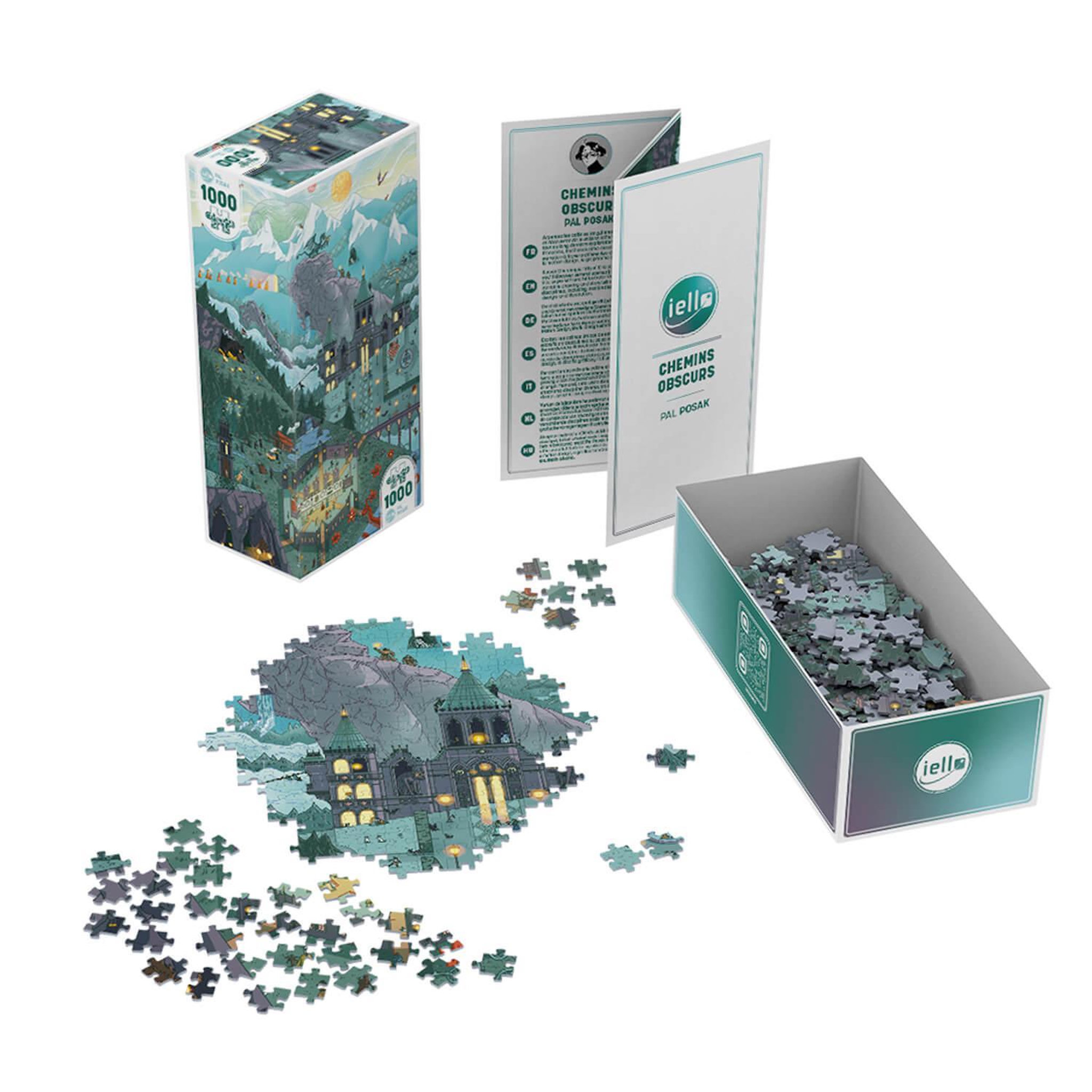 Voir la diapositive 2 : Iello Puzzle 1000 pièces Iello Universe Chemins Obscurs 9