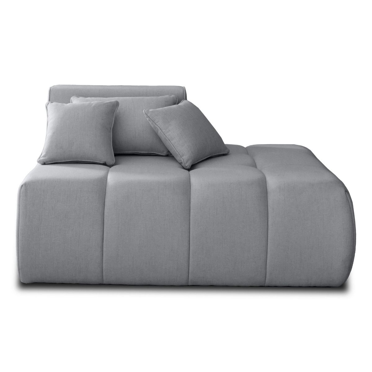 LISA DESIGN Caracas - module d'assise droit - en tissu