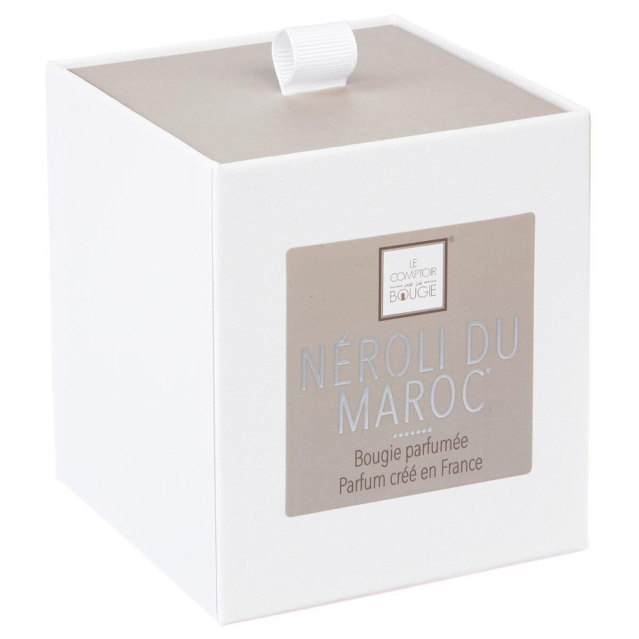 Voir la diapositive 2 : COMPTOIR DE LA BOUGIE Bougie parfumée  elea  190g néroli du maroc