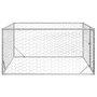 Voir la diapositive 4 : VIDAXL Chenil d'exterieur pour chiens porte 2x2x1 m acier galvanise