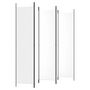 Voir la diapositive 5 : VIDAXL Cloison de separation 5 panneaux Blanc 250x220 cm Tissu