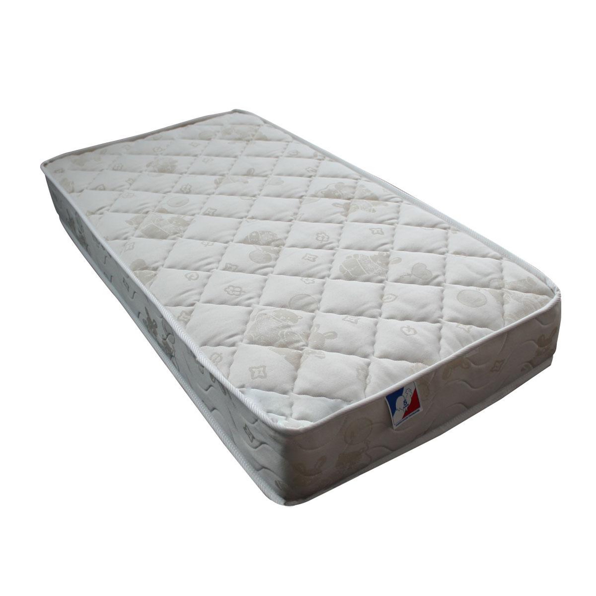 Voir la diapositive 1 : Matelas bébé mousse accueil latex 60x120 cm hypoallergénique TOMY