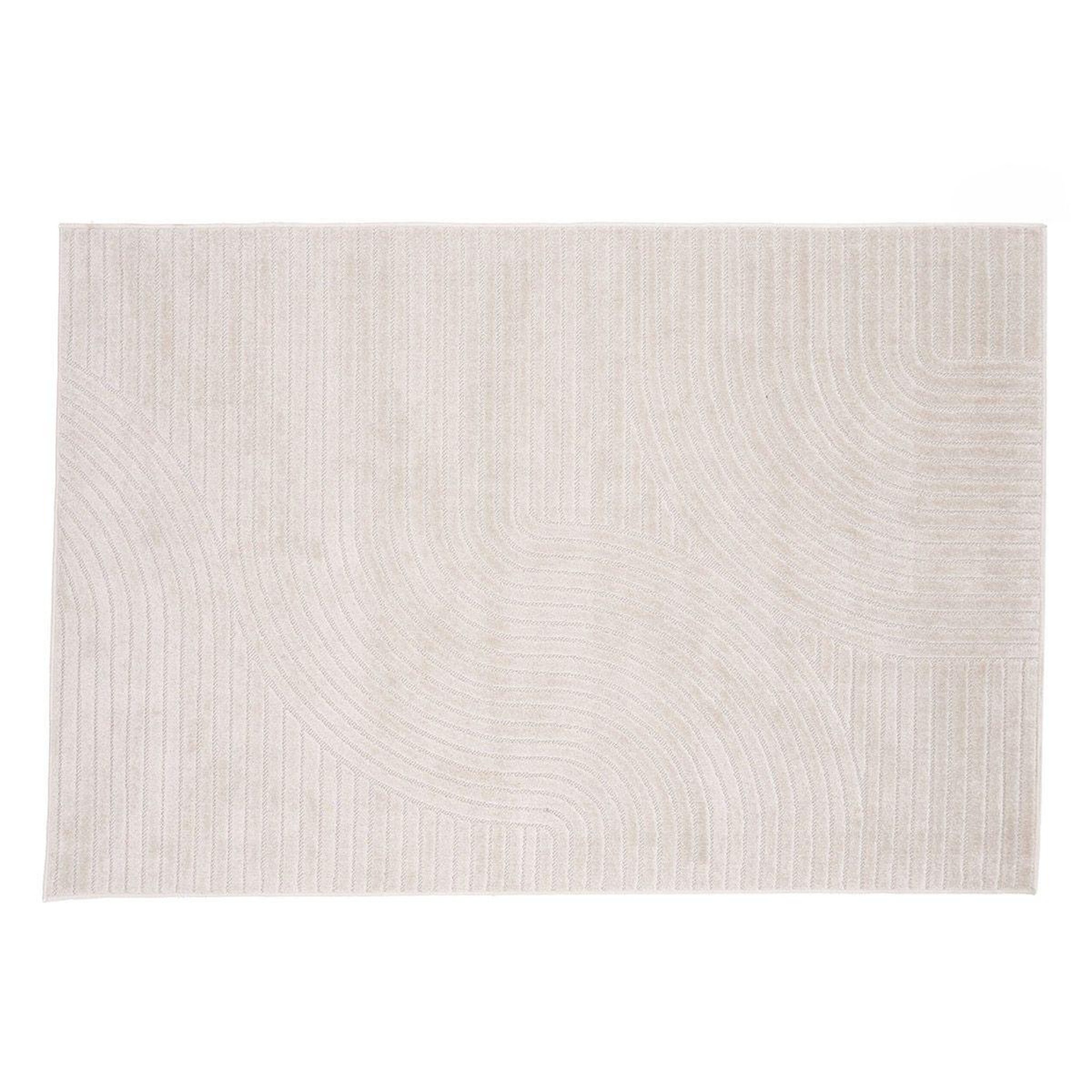 Paris Prix Tapis déco  vince solar  240x340cm blanc