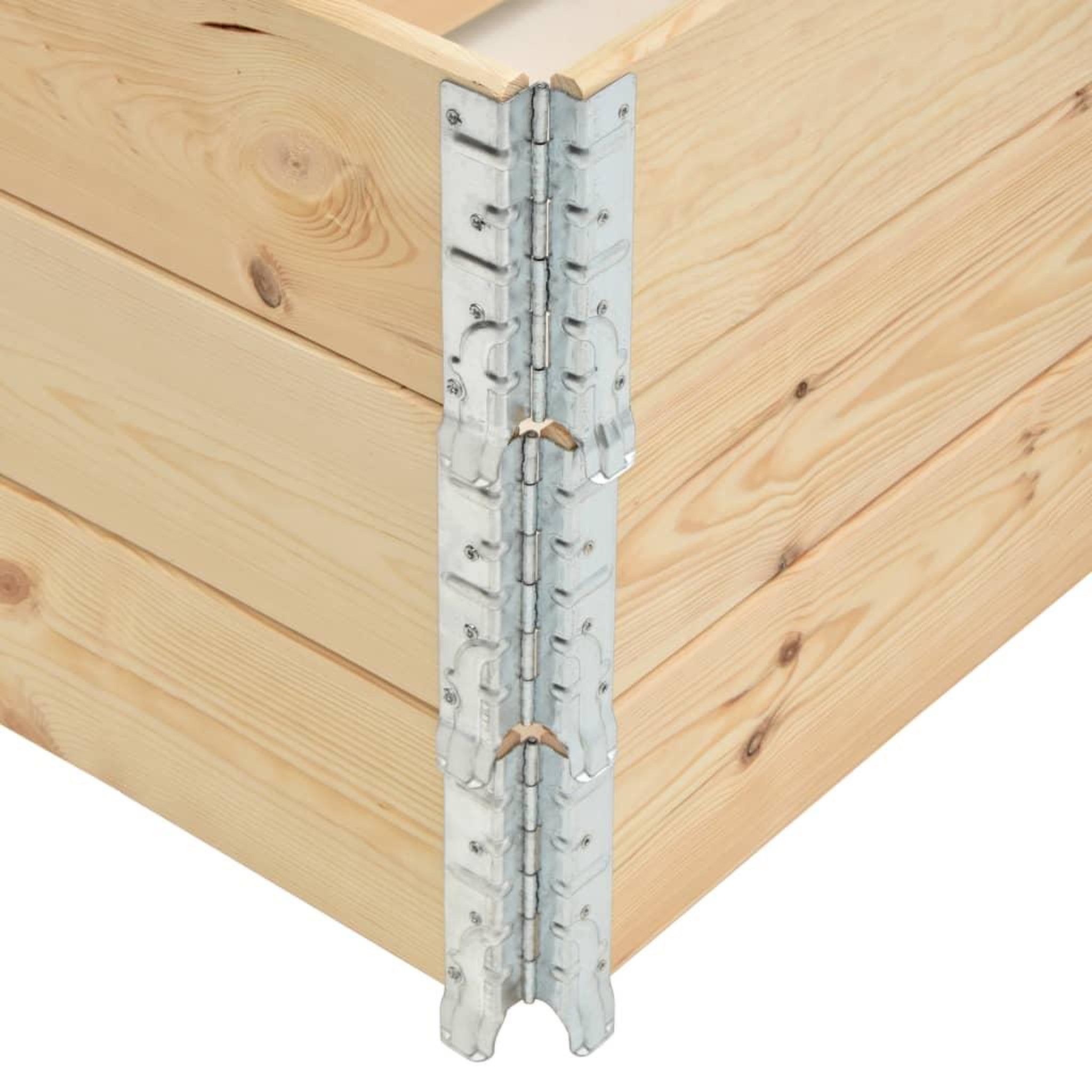 Voir la diapositive 5 : VIDAXL Jardinieres surelevees 3 pcs 100x100 cm Bois de pin solide