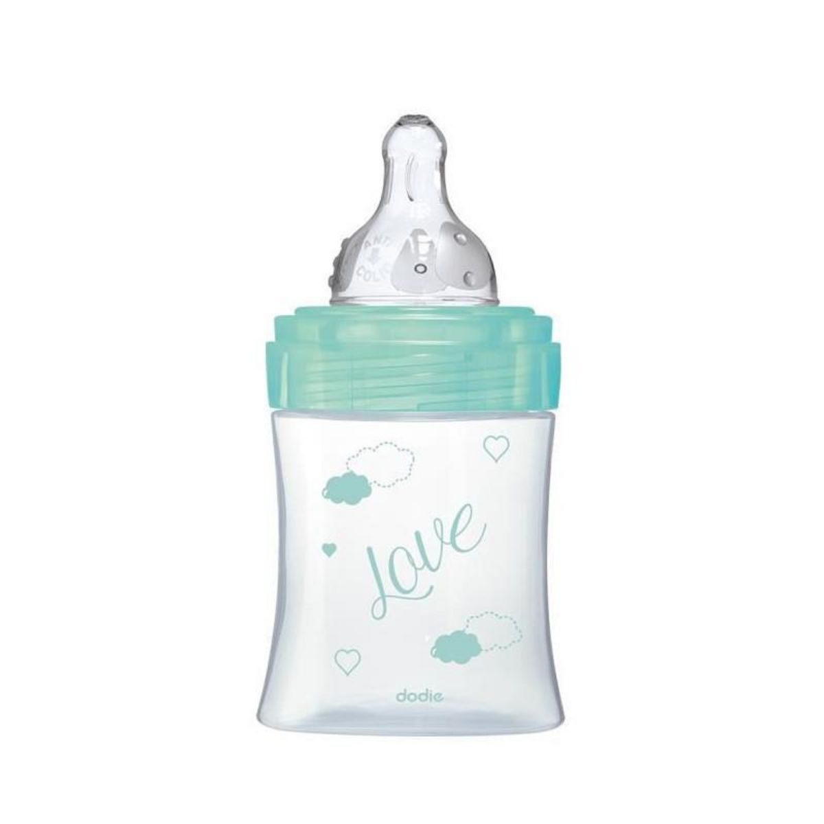 DODIE Dodie - Biberon Initiation+ Verre 150ml Vert Oiseaux