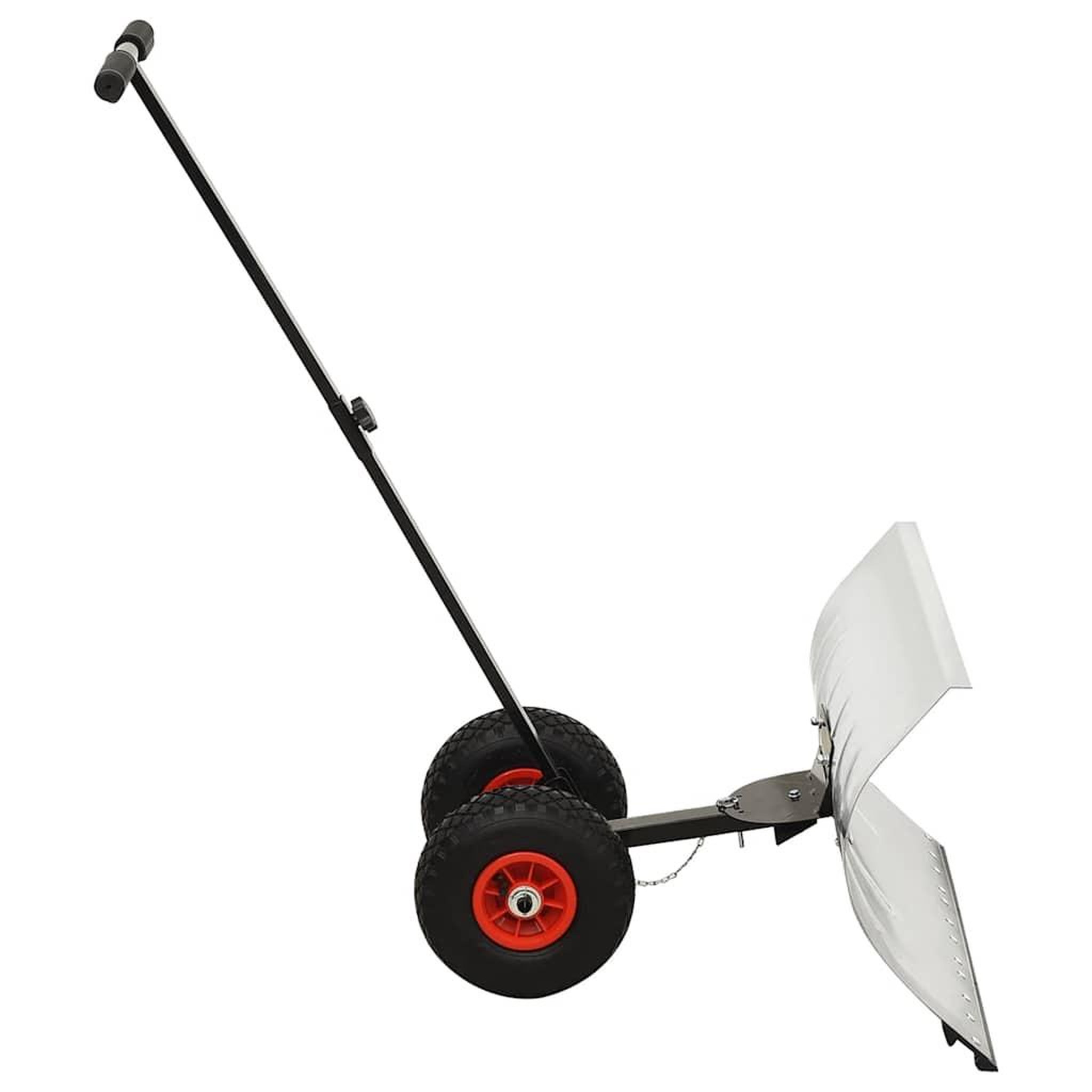 Voir la diapositive 2 : VIDAXL Pelle a neige manuelle avec roues