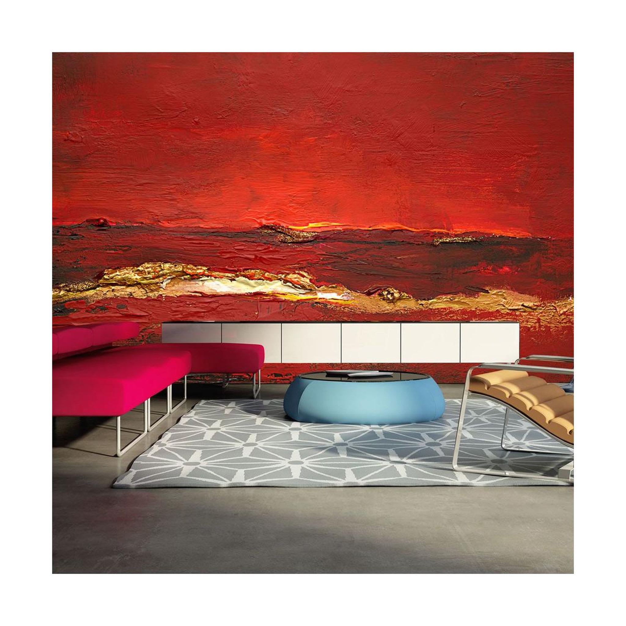 Paris Prix Papier peint  gold wave ii  450x270cm