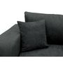 Voir la diapositive 5 : BEST MOBILIER Nicole - canapé droit 4 places convertible avec coffre en tissu