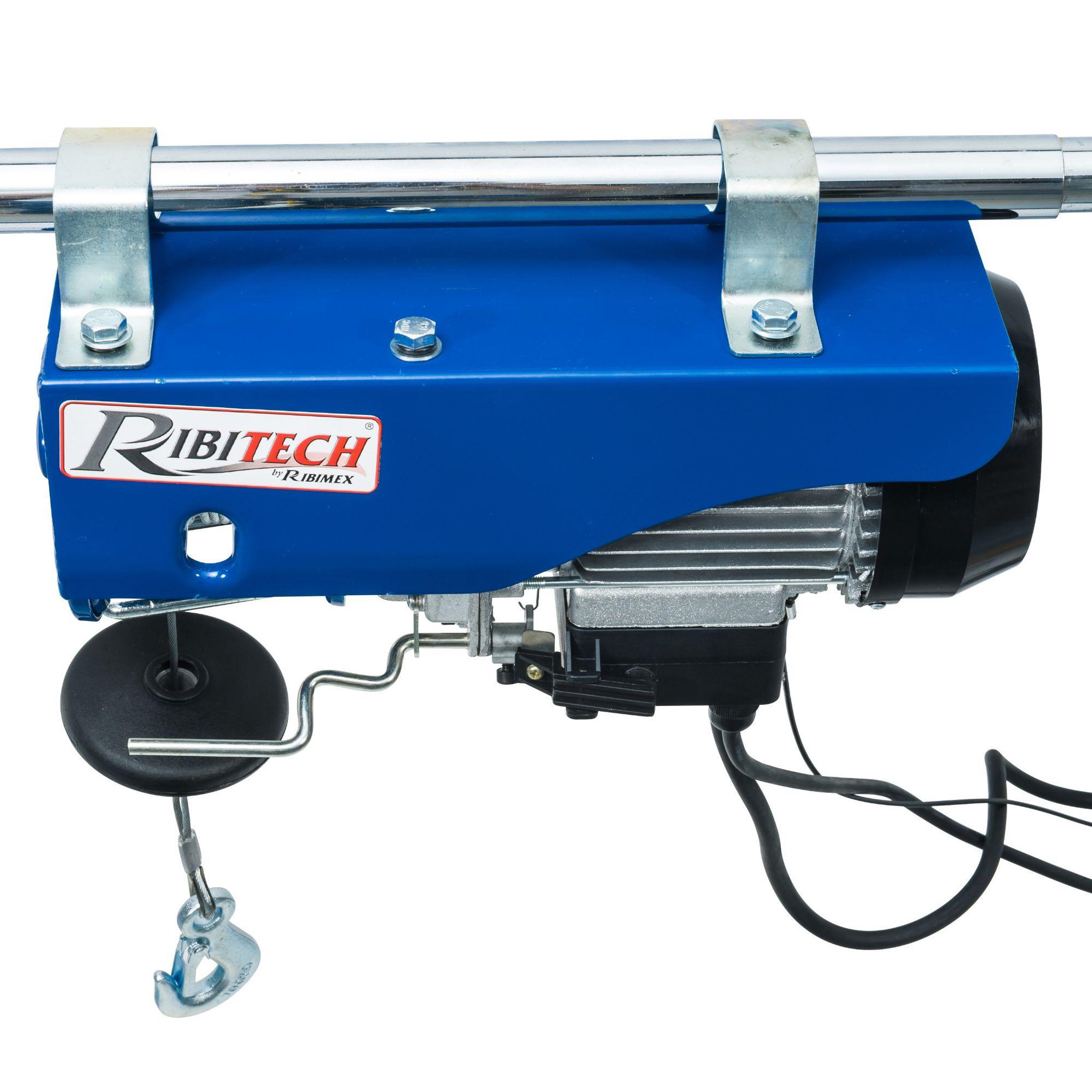 Voir la diapositive 5 : Ribimex Palan électrique 480w noir - pe100/200pt
