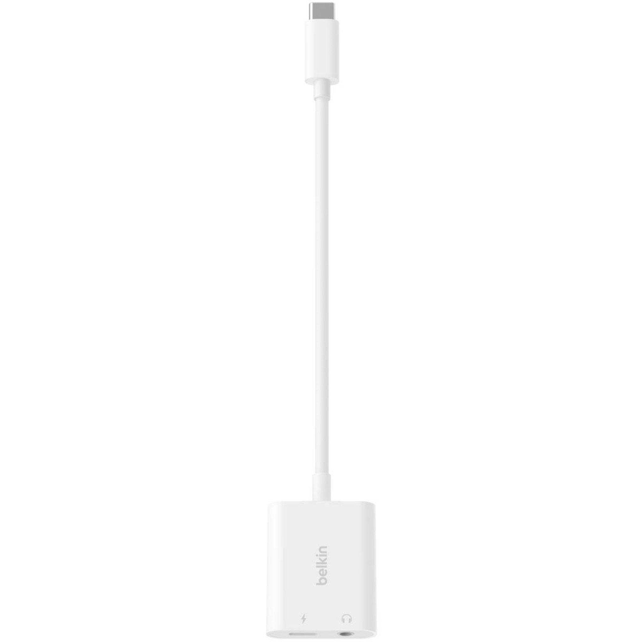 Voir la diapositive 3 : Belkin Adaptateur usb c usb-c vers usb-c/jack 3.5mm