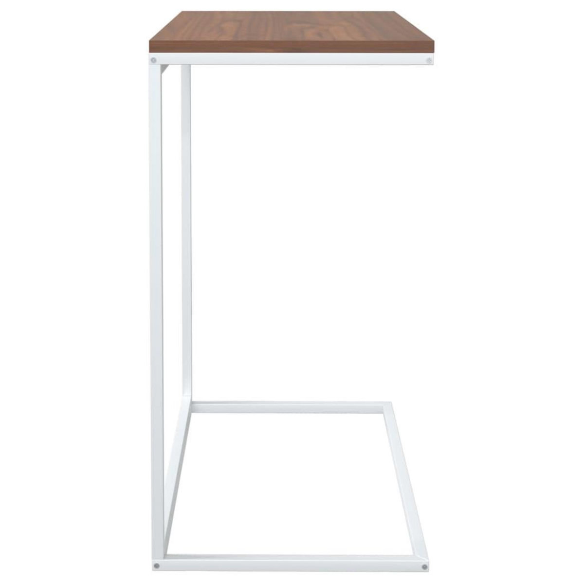 VIDAXL Table d'appoint Blanc 55x35x66 cm Bois d'ingenierie
