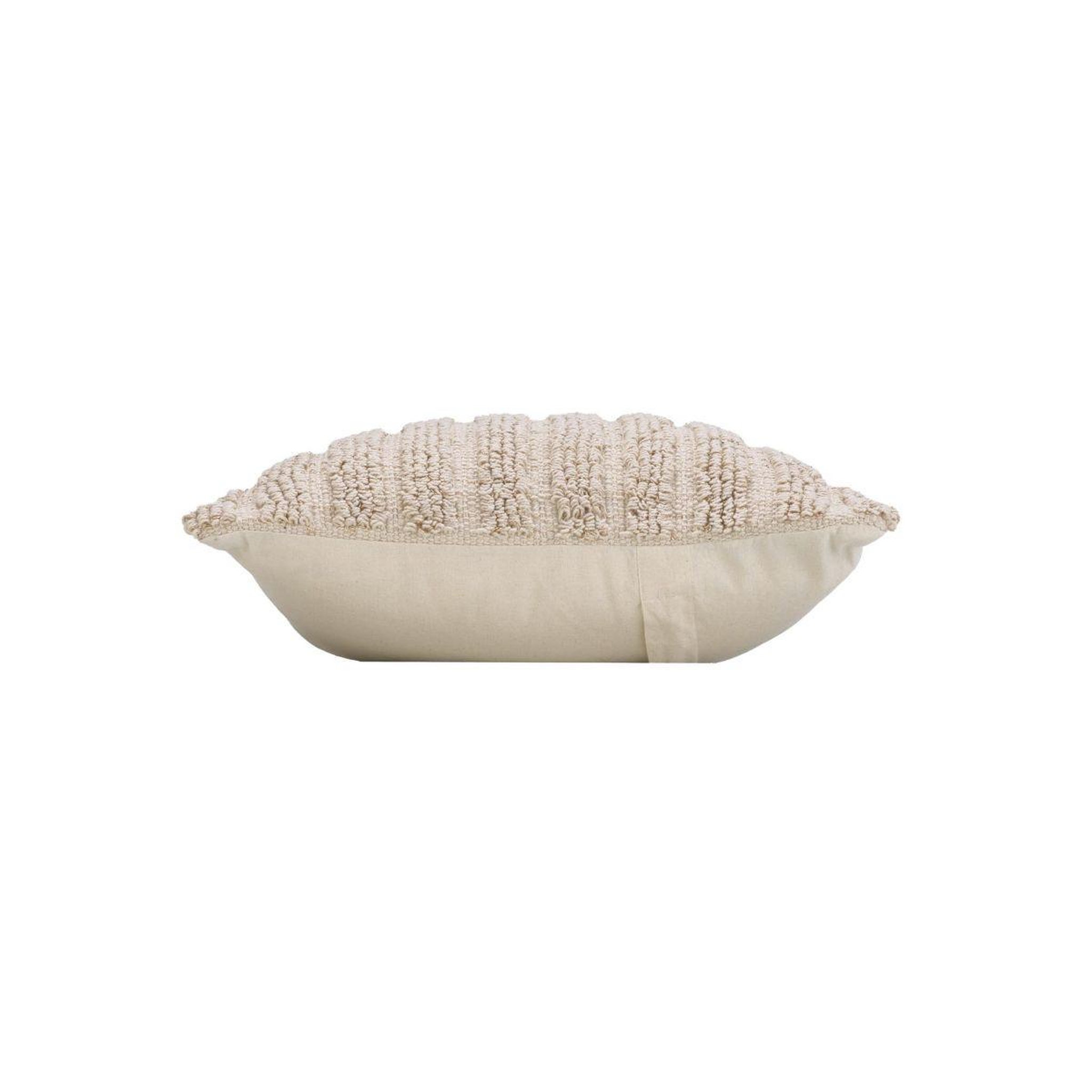 Voir la diapositive 2 : Douceur d'Intérieur Housse de coussin déco  kiyo  40x40cm naturel