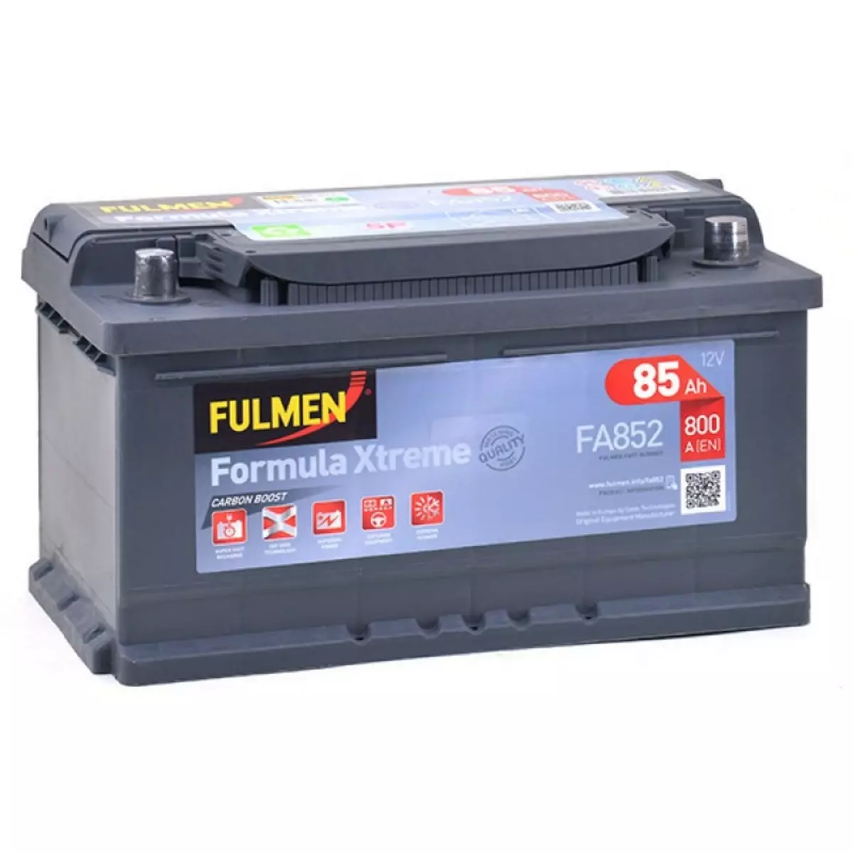 FULMEN Batterie FULMEN Formula XTREME FA852 12v 85AH 800A