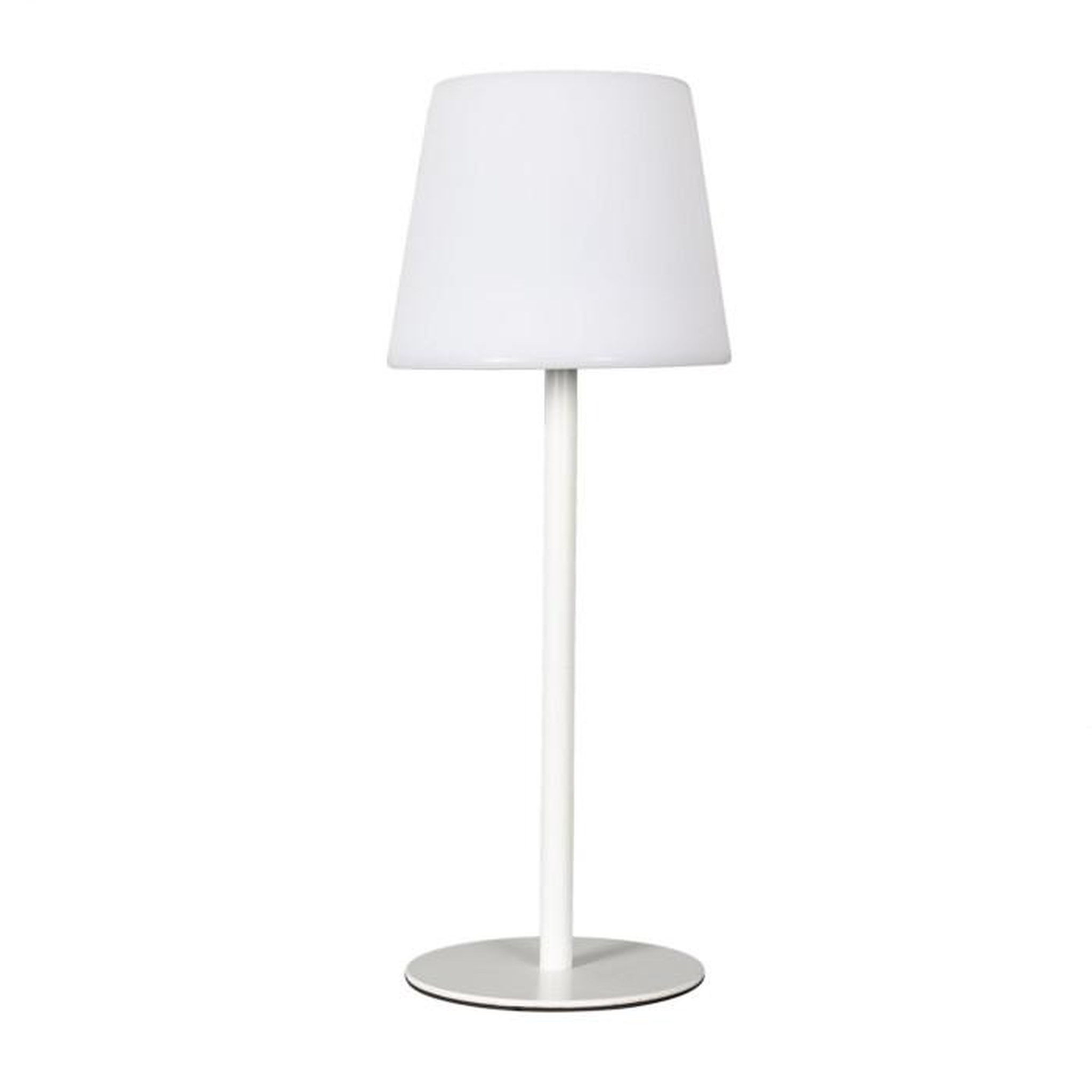 Paris Prix Lampe à Poser Extérieur  Rechargeable  40cm Blanc