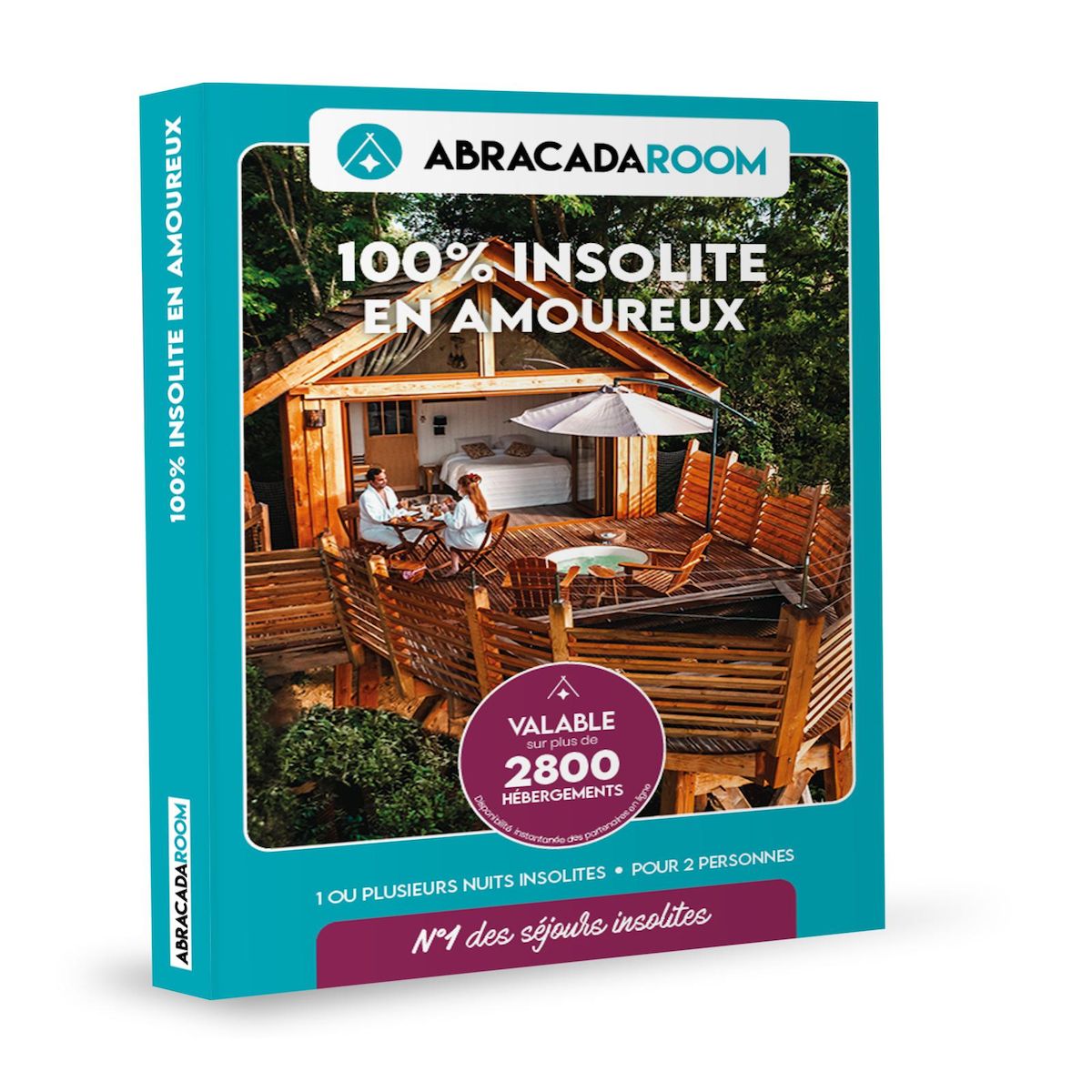 ABRACADAROOM Coffret cadeau Abracadaroom - 100% insolite en amoureux