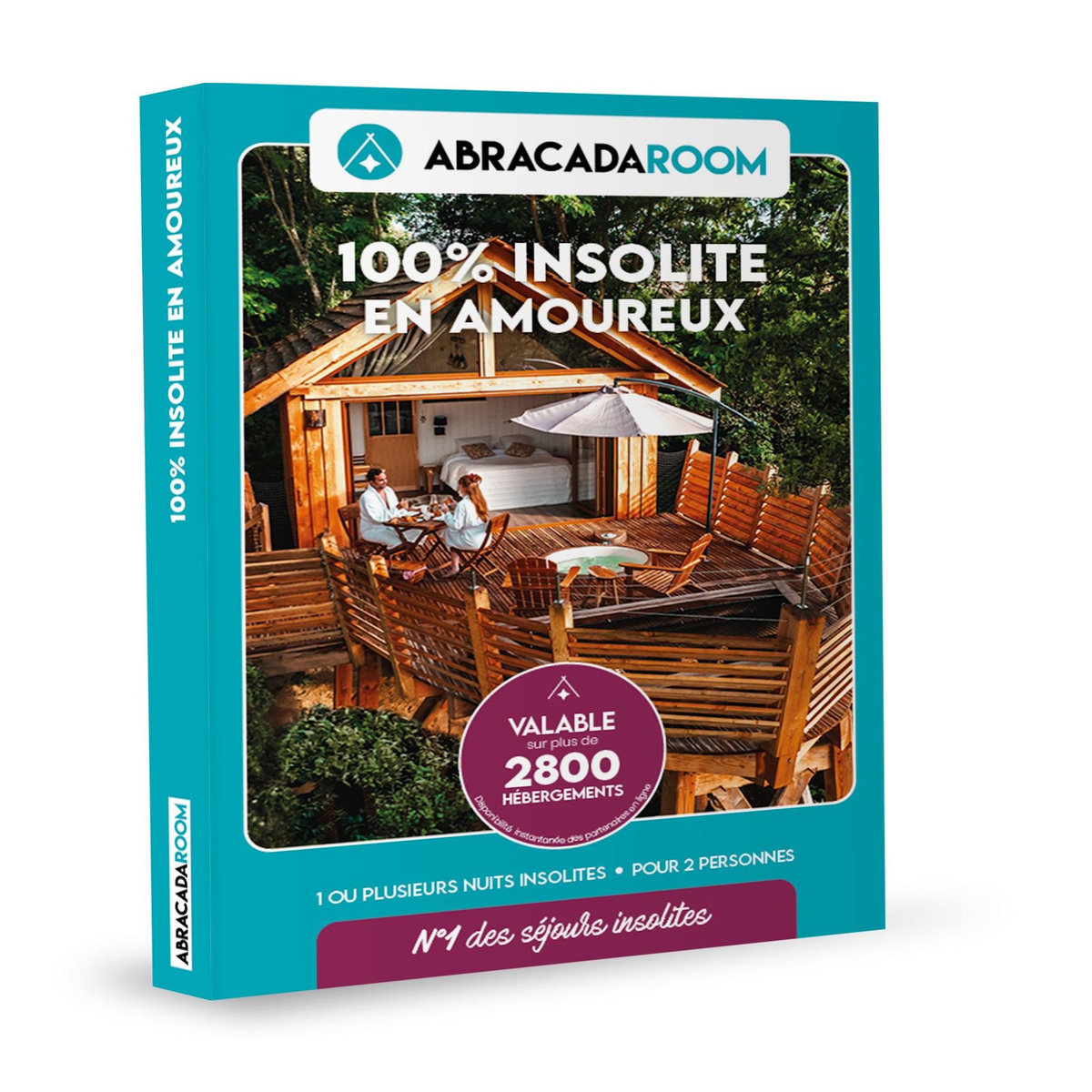ABRACADAROOM Coffret cadeau Abracadaroom - 100% insolite en amoureux