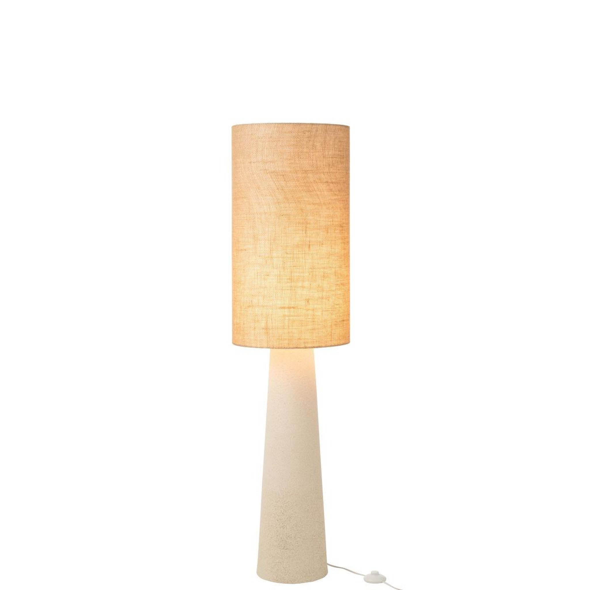 Voir la diapositive 2 : J-LINE Lampadaire design  ava  140cm naturel