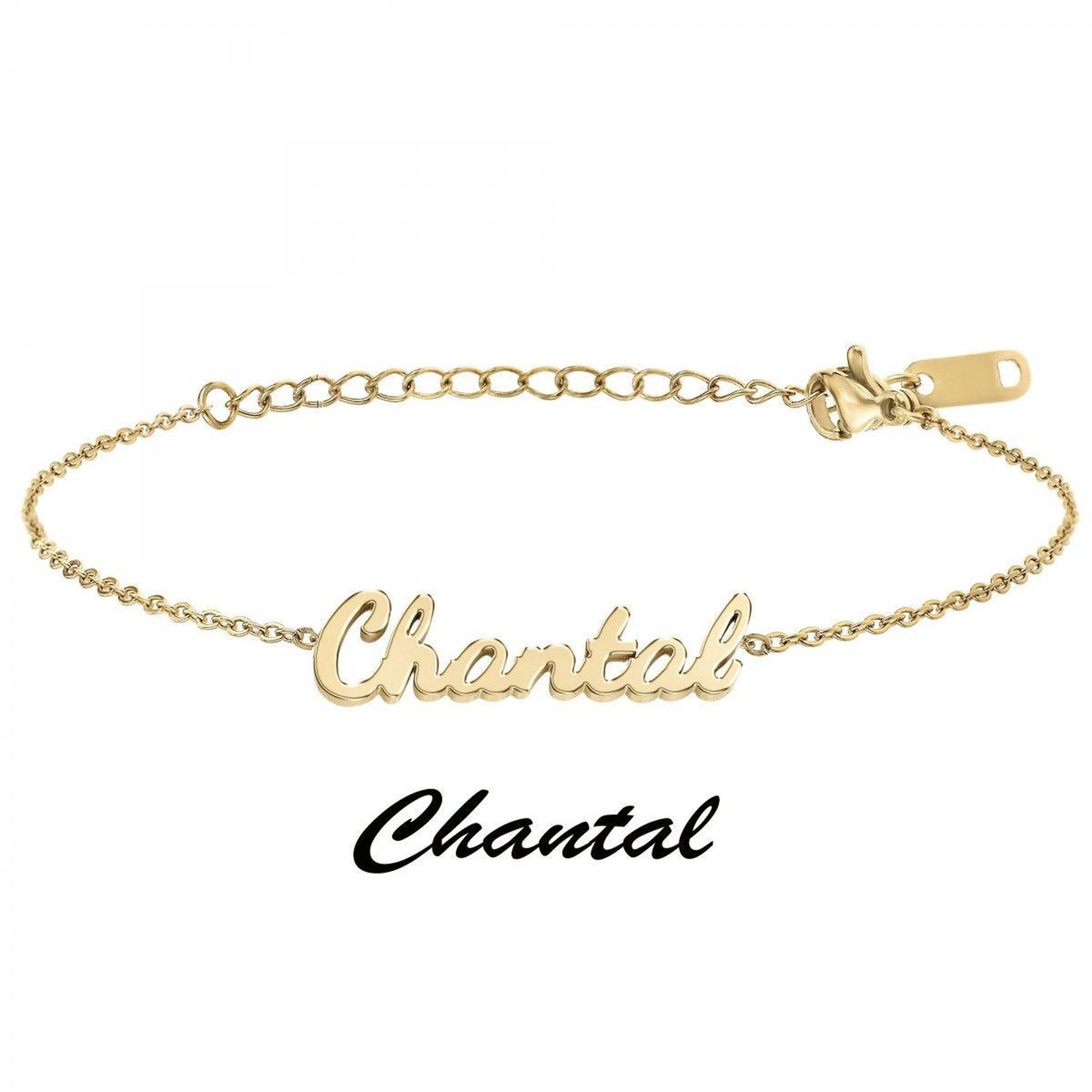 Voir la diapositive 3 : SC CRYSTAL Chantal - Bracelet prénom