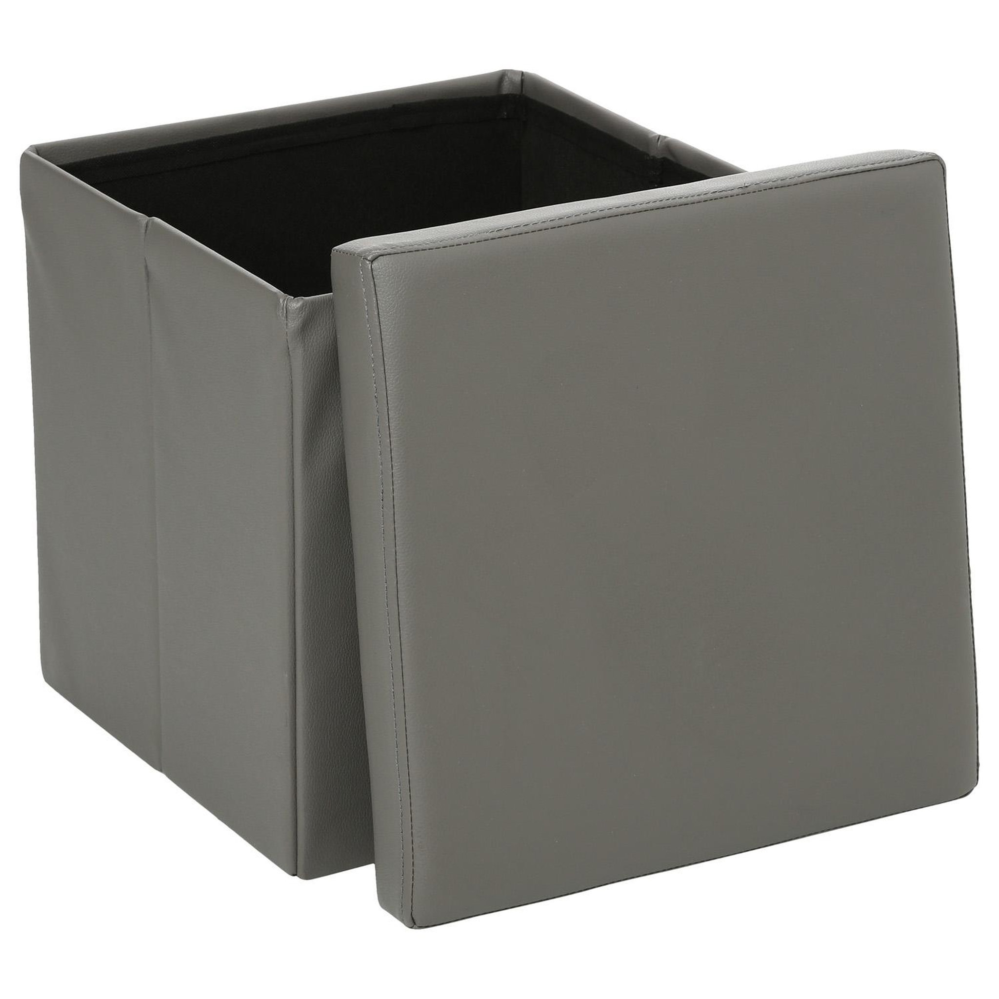 Voir la diapositive 3 : ATMOSPHERA Pouf carré pliant - pvc