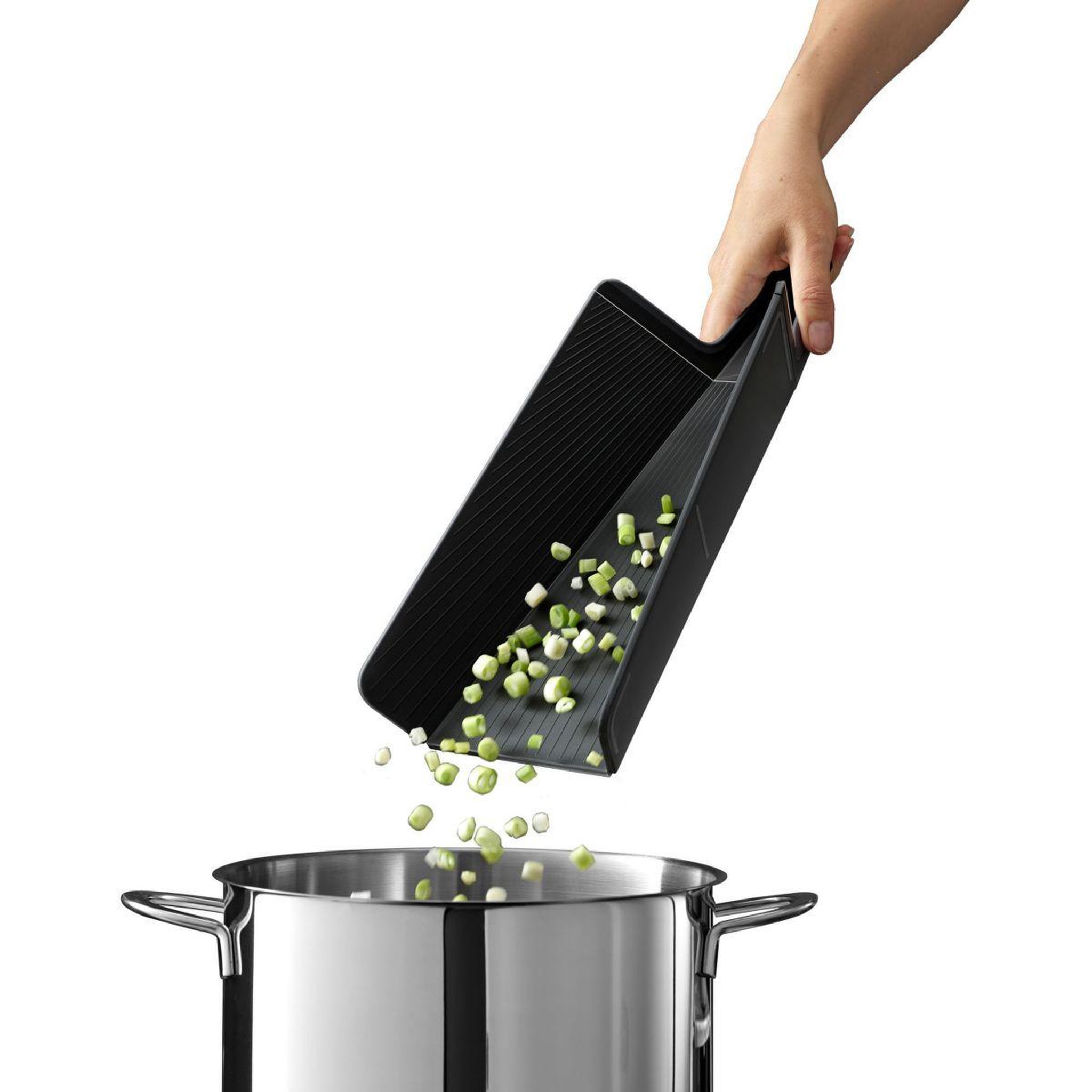Voir la diapositive 3 : Joseph Joseph Planche à découper Chop2pot Plus Regular noir