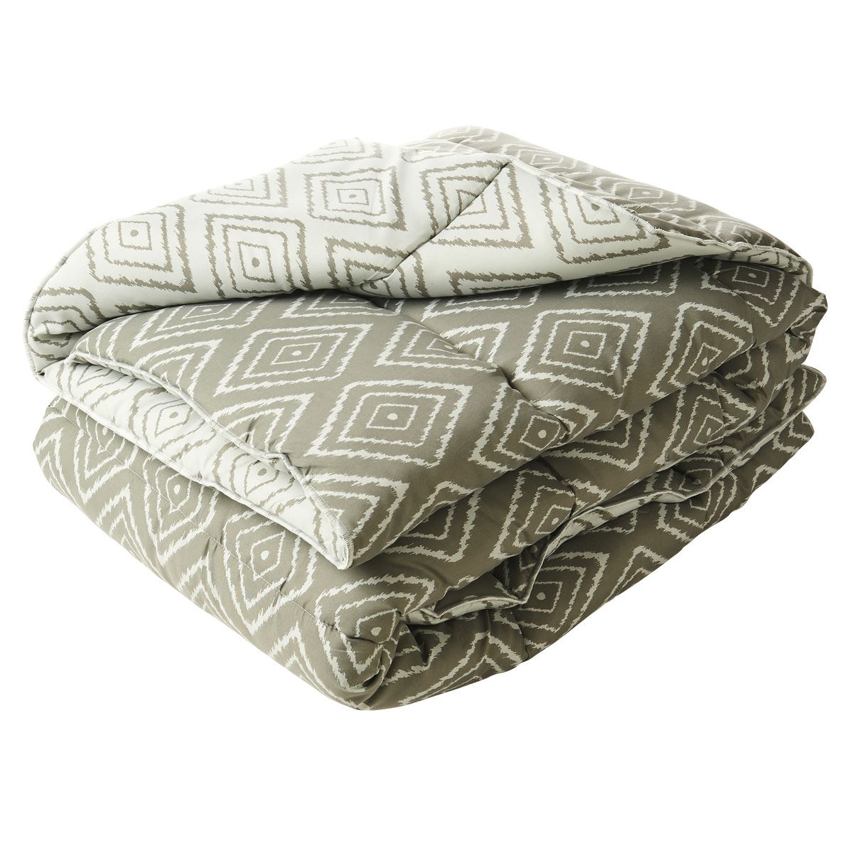 BLANREVE Couette fantaisie double face imprimée en microfibre PATSY