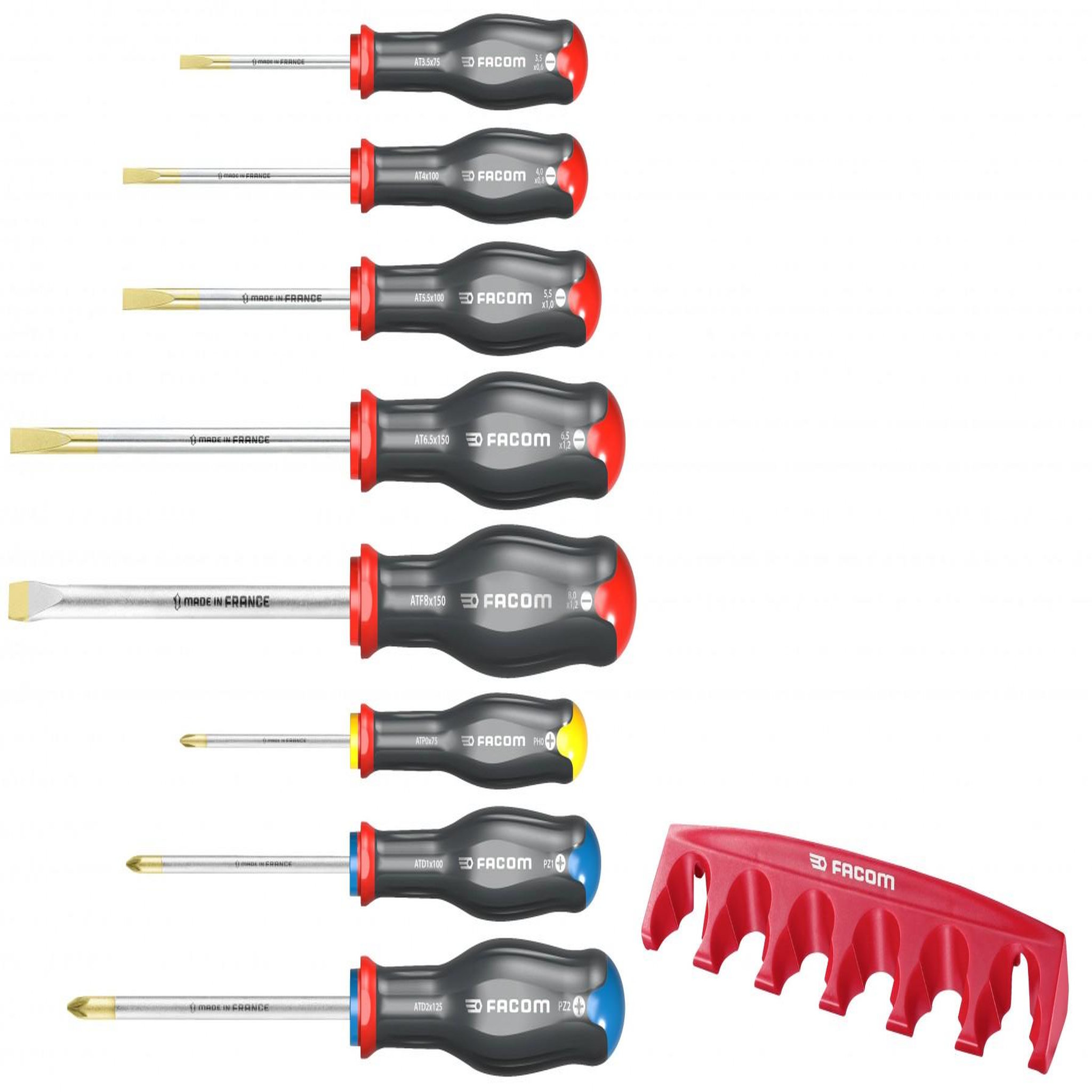 FACOM Tournevis mixte 3.5 / 4 / 5.5 / 6.5 / 8 / PH0 / PH1 / PH2 FACOM