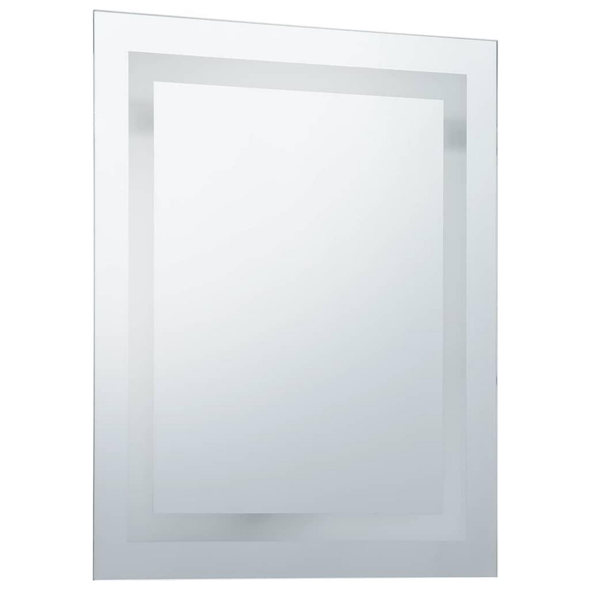 VIDAXL Miroir a LED pour salle de bains et capteur tactile 60x80 cm