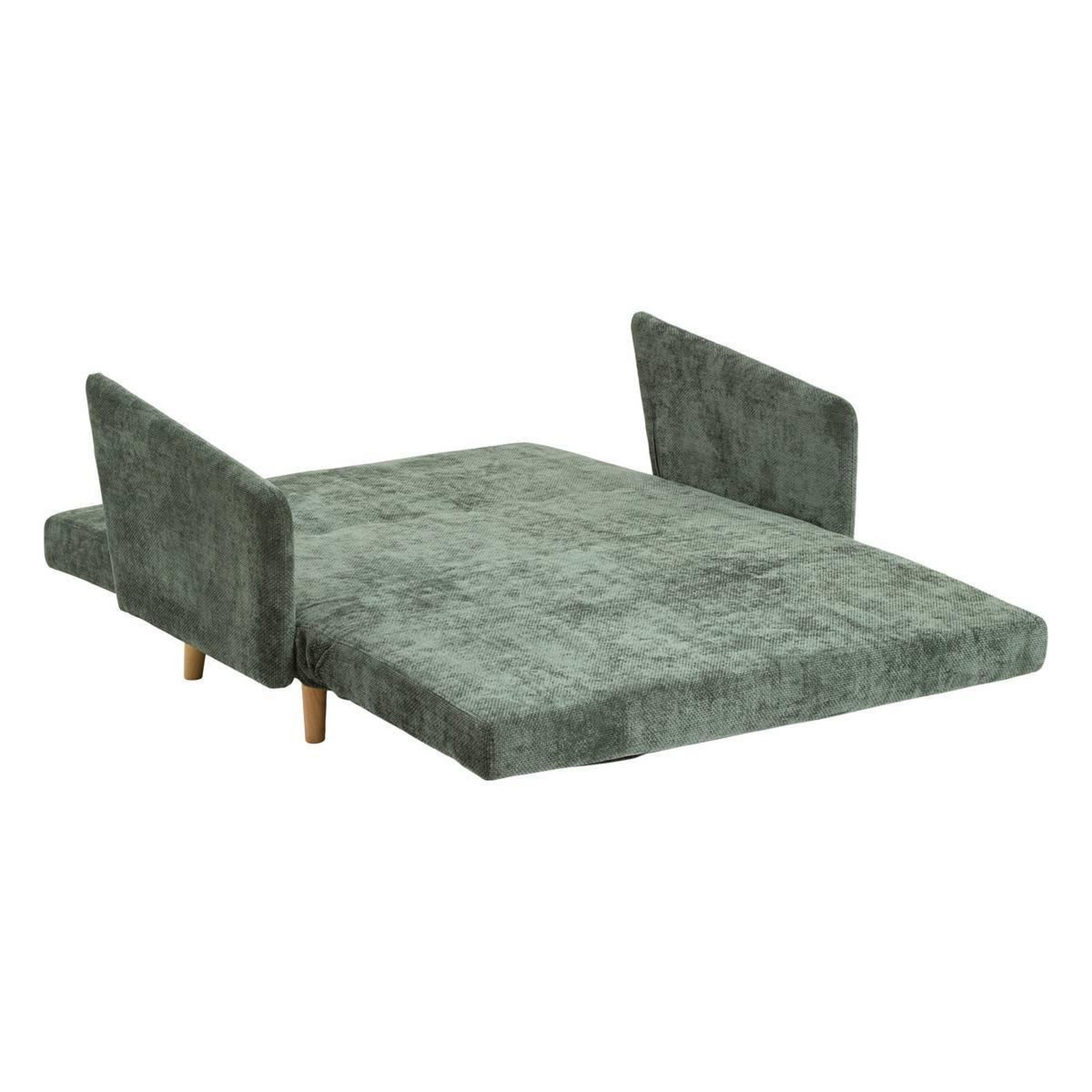 Voir la diapositive 4 : ATMOSPHERA Canapé Convertible 2 Places  Milo  155cm Vert Cèdre