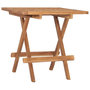 Voir la diapositive 1 : VIDAXL Table pliable de jardin 50x50x50 cm Bois de teck solide