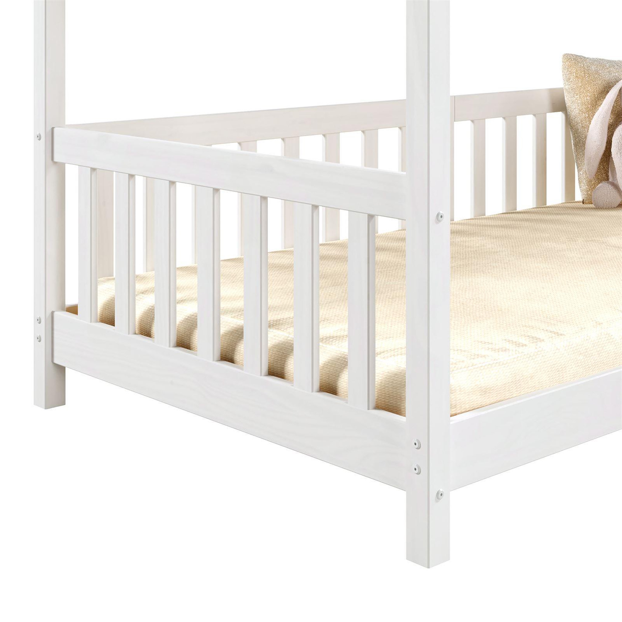 Voir la diapositive 6 : IDIMEX Lit cabane nina 90 x 190 cm, en pin massif
